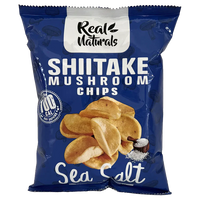 Thumbnail for Real Naturals - Shiitake Mushroom Chips (Sea Salt) - [32g]