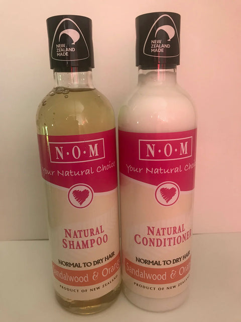 N.O.M. - Natural Shampoo [Sandalwood & Orange] - [250ml]