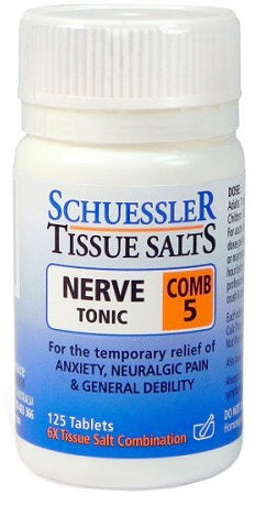 Schuessler - Tablet Nerve Tonic - [125 tabs]
