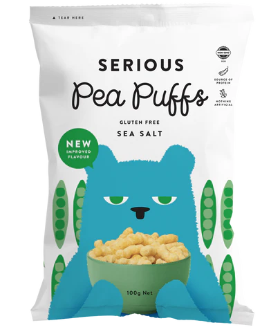 Serious - Pea Puffs - Sea Salt - [100g]