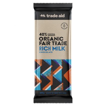 Trade Aid - Organic 40% Cocoa Rich Milk Chocolate - [100g]