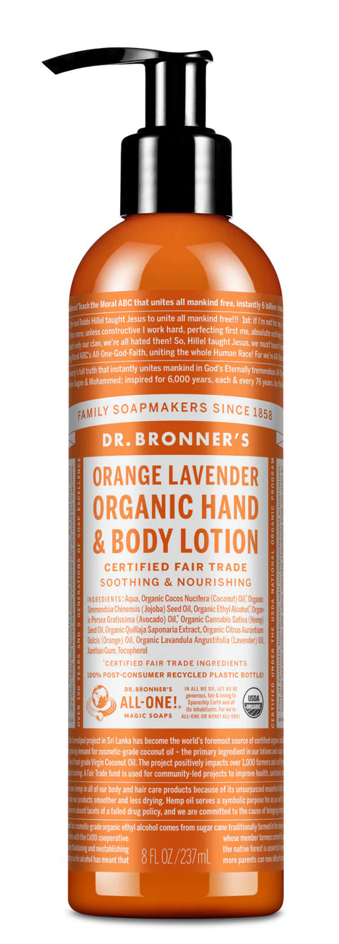 Dr. Bronner's - Orange Lavender Organic Hand & Body Lotion - [237ml]