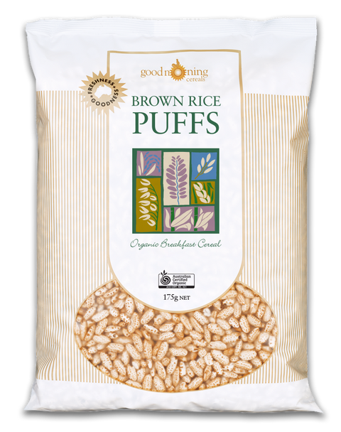 Good Morning Cereals - Organic Brown Rice Puffs - [175g]