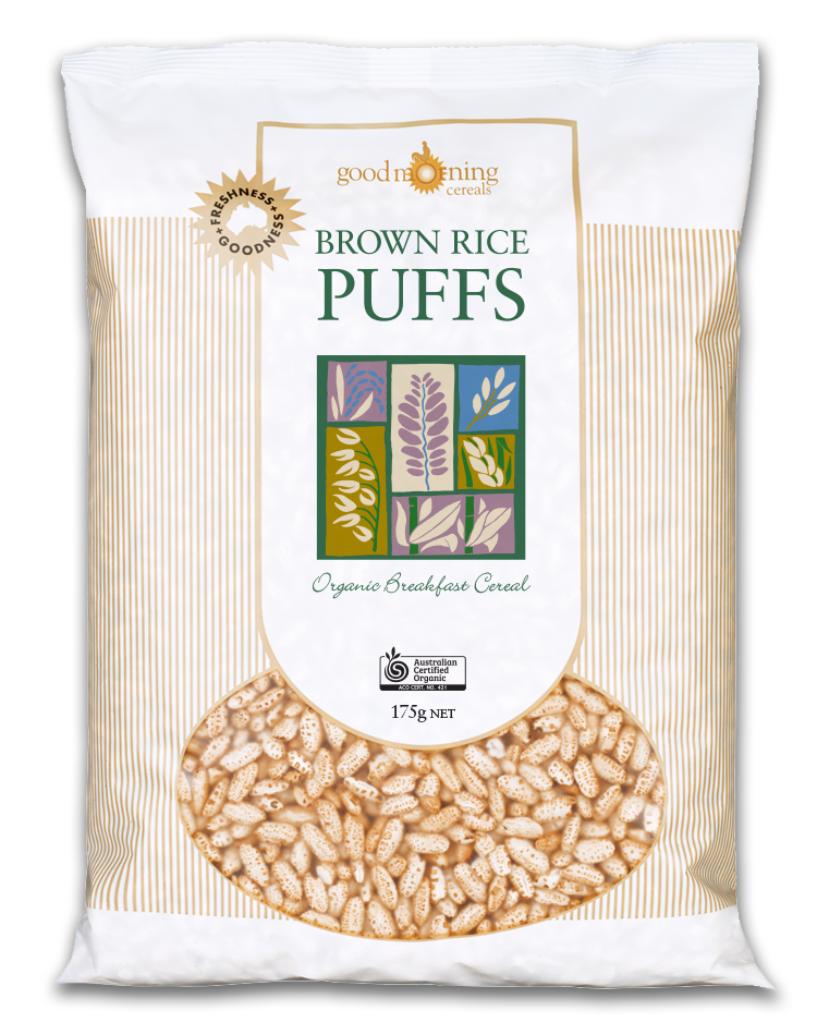 Good Morning Cereals - Organic Brown Rice Puffs - [175g]