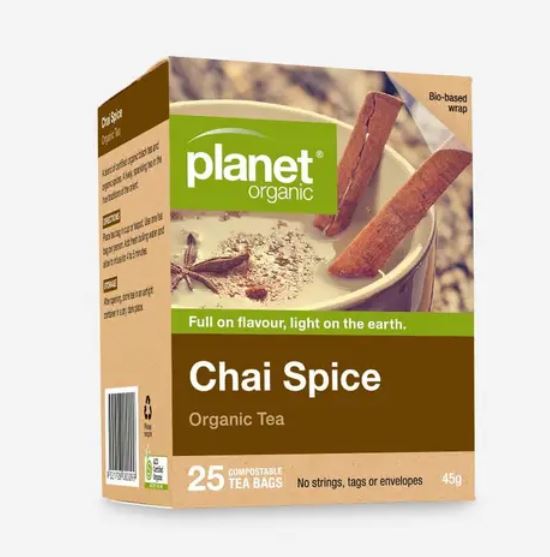 Planet Organic - Organic Chai Spice Tea - [25bags]