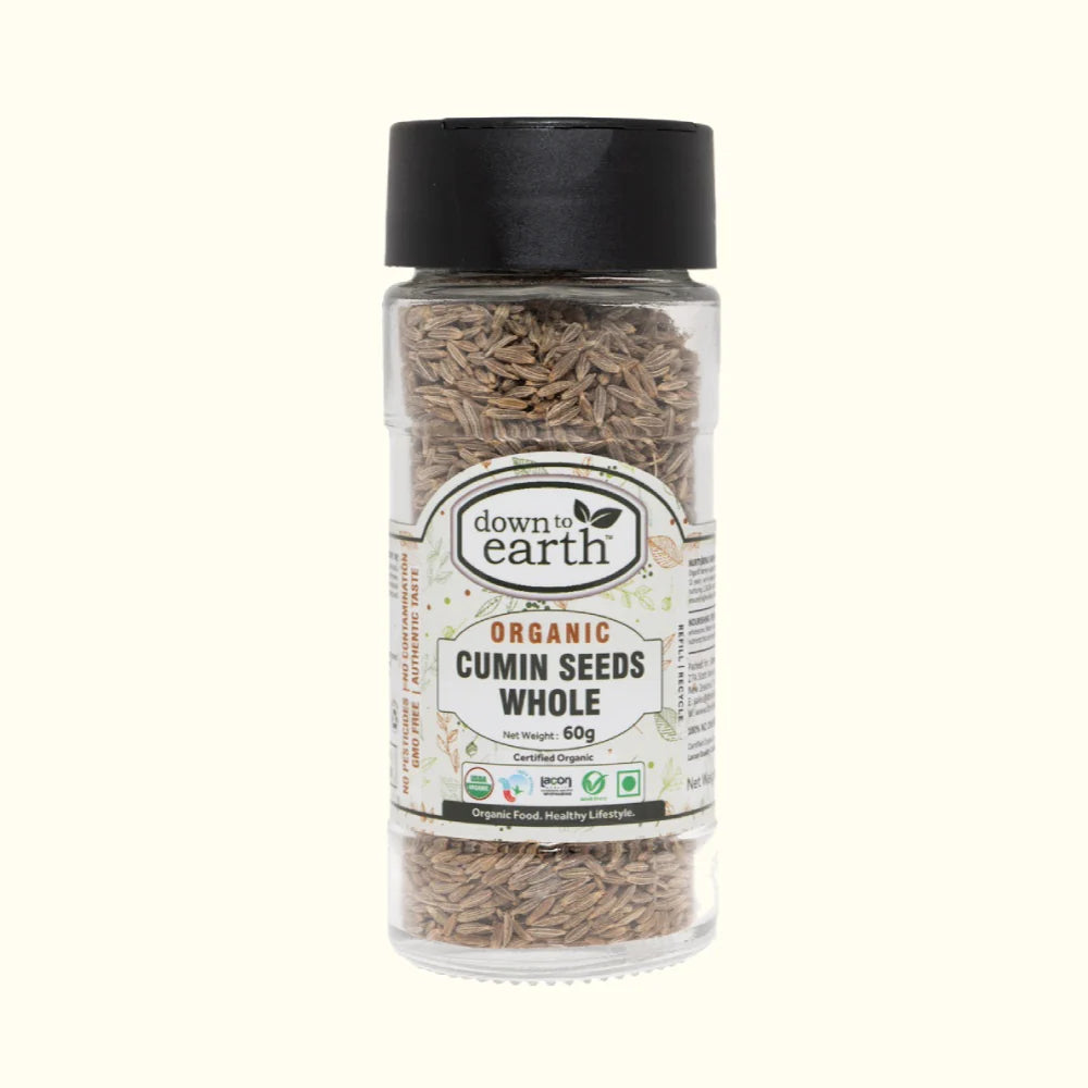 Down To Earth - Organic Cumin Seeds Whole - [60g]