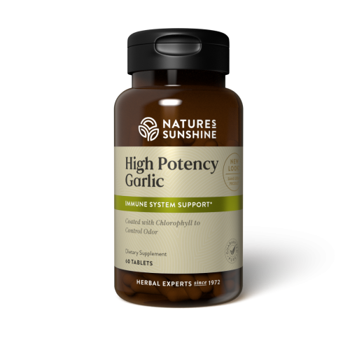 Nature's Sunshine - High Potency Garlic - [60 Tablets]