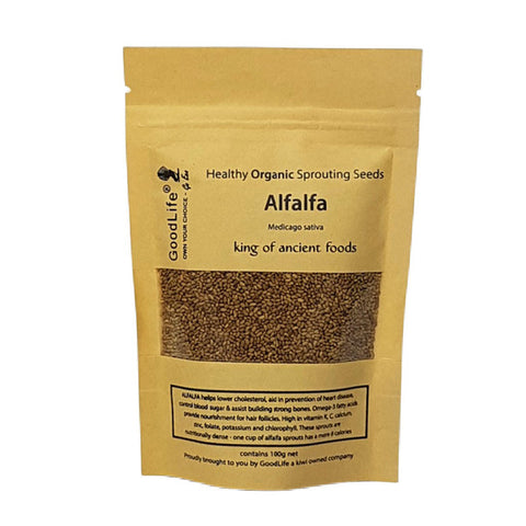 GoodLife Organic Alfalfa Seeds - [100g]