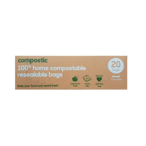 Compostic - Home Compostable Snack Bags - [x25]