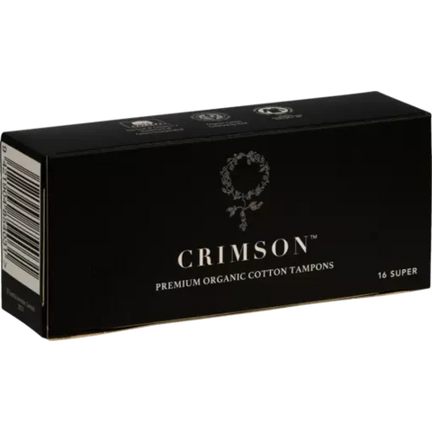 Crimson - Premium Organic Cotton Tampons Super - [16]