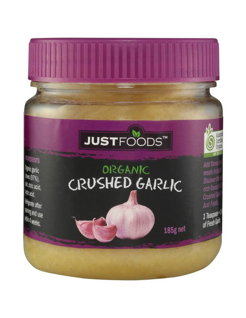 Just Foods - Organic Crushed Garlic - [185g]
