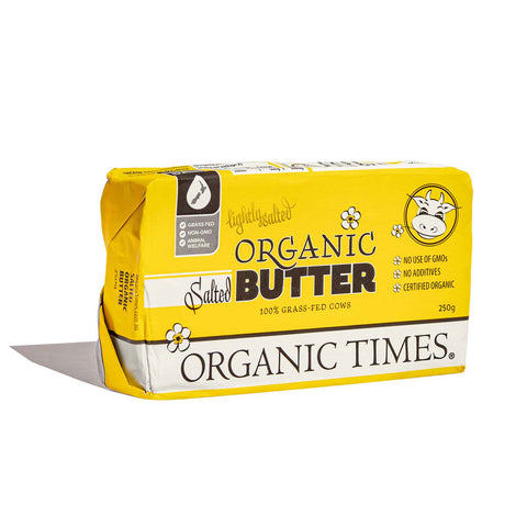 Organic Times - Organic Salted Butter - [250g] - In Store/Click & Collect Only