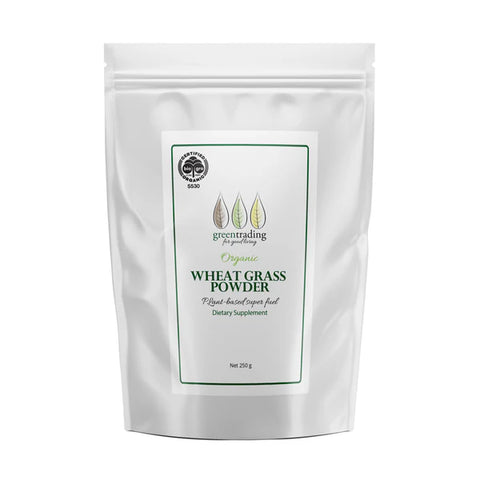 Green Trading - Organic Wheat Grass Powder - [250g]