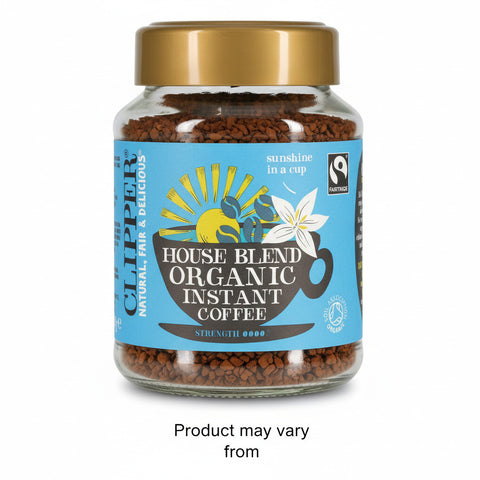 Clipper - Organic Instant House Blend Freeze Dried Coffee - [100g]