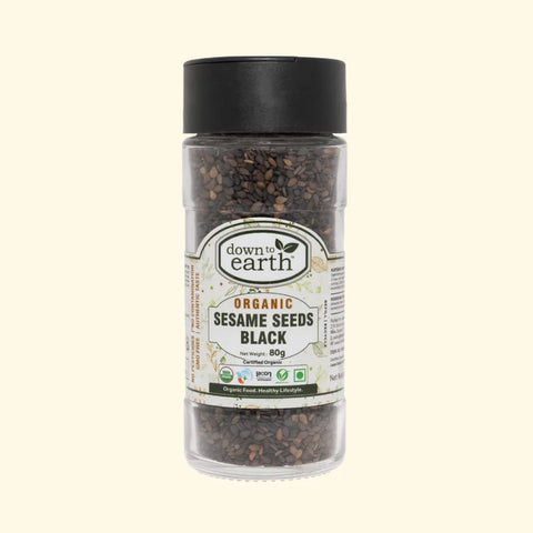 Down To Earth - Organic Black Sesame Seeds [80g]