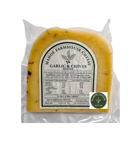 Mahoe - Garlic & Chives Gouda - [Approx 180g-220g] - In Store/Click & Collect Only
