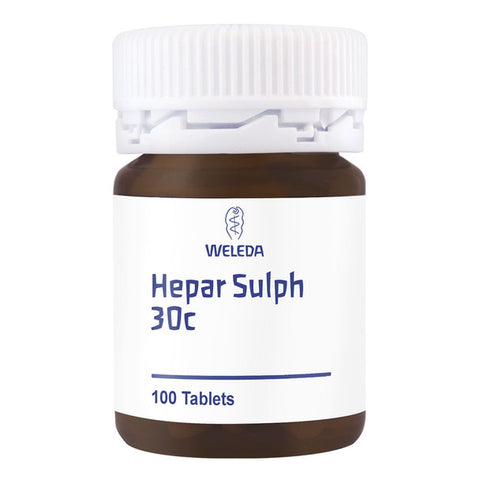 Weleda - Hepar Sulph. 30c - [100 tabs]
