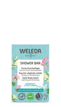 Thumbnail for Weleda - Shower Bar Geranium & Litsea - [75g]