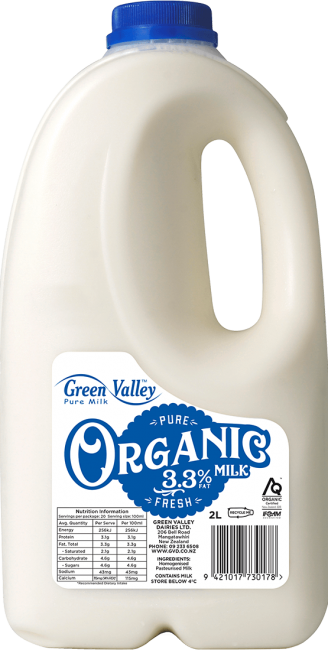 Green Valley - Organic Milk - [2L] - In Store/Click & Collect Only