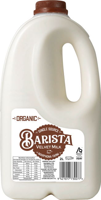 Green Valley - Organic Brista Velvet Milk - [2L] - In Store/Click & Collect Only