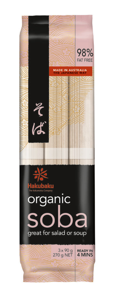 HakuBaku Organic Soba Noodles [270g]