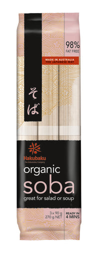 Thumbnail for HakuBaku Organic Soba Noodles [270g]
