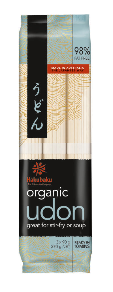 HakuBaku - Organic Udon Noodles - [270g]