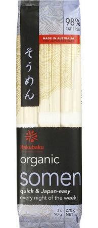 Hakubaku - Organic Somen Noodles - [270g]