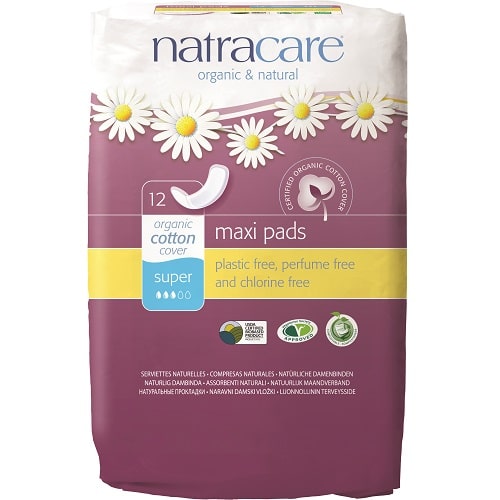 Natracare - Organic Super Maxi Pads - [12 Pack]