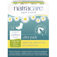 Thumbnail for Natracare - Organic Ultra Pads With Wings (Regular) - [14 Pack]