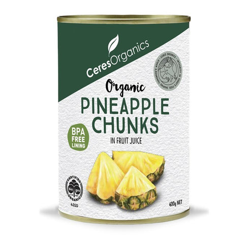 Ceres - Organic Pineapple Chunks in Fruit Juice - [400g]