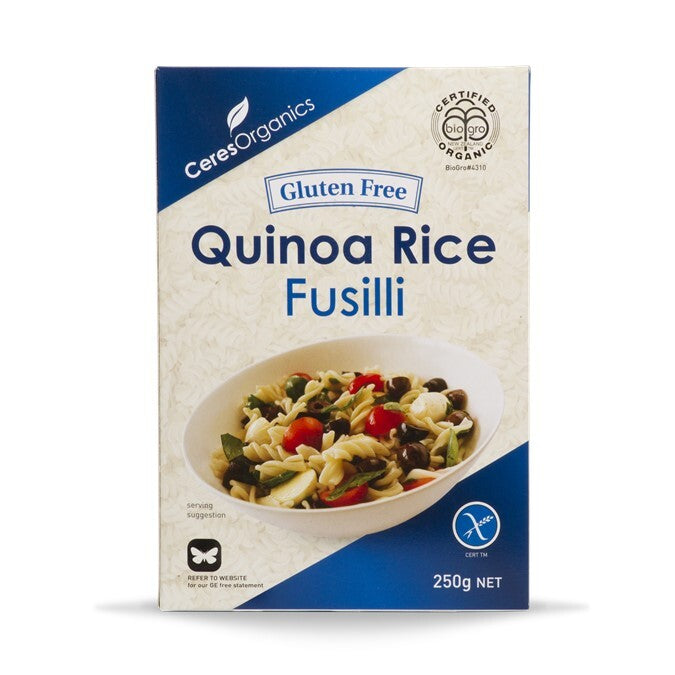 Ceres Organic Quinoa Rice Fusilli (Gluten Free) - [250g]