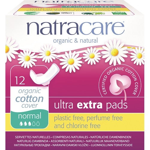 Natracare - Ultra Extra Pads With Wings (Regular) - [12 Pack]