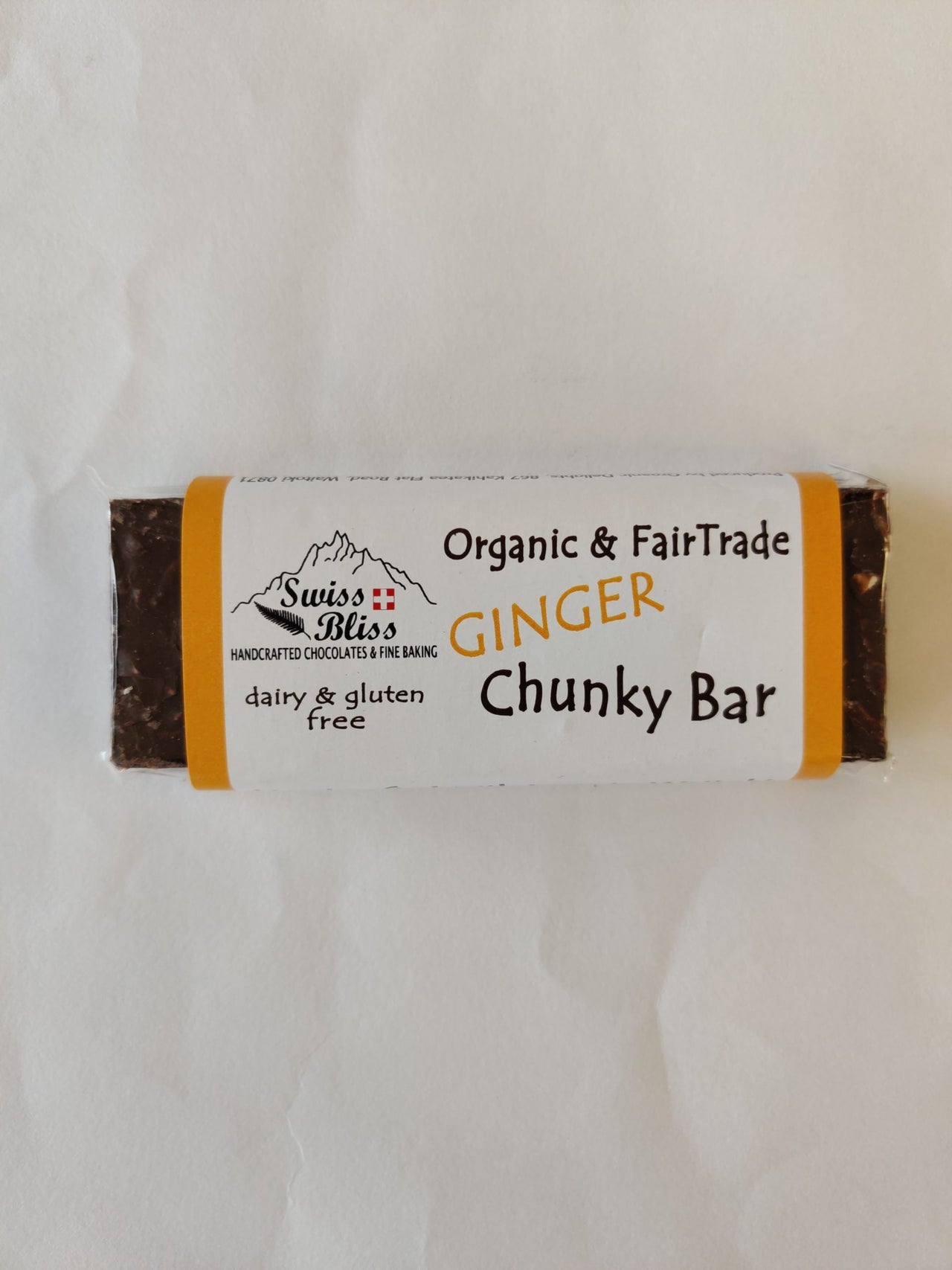 Swiss Bliss Chunky Bar - Ginger [65g]