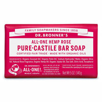 Thumbnail for Dr. Bronner's - Rose Castile Bar Soap - [140g]