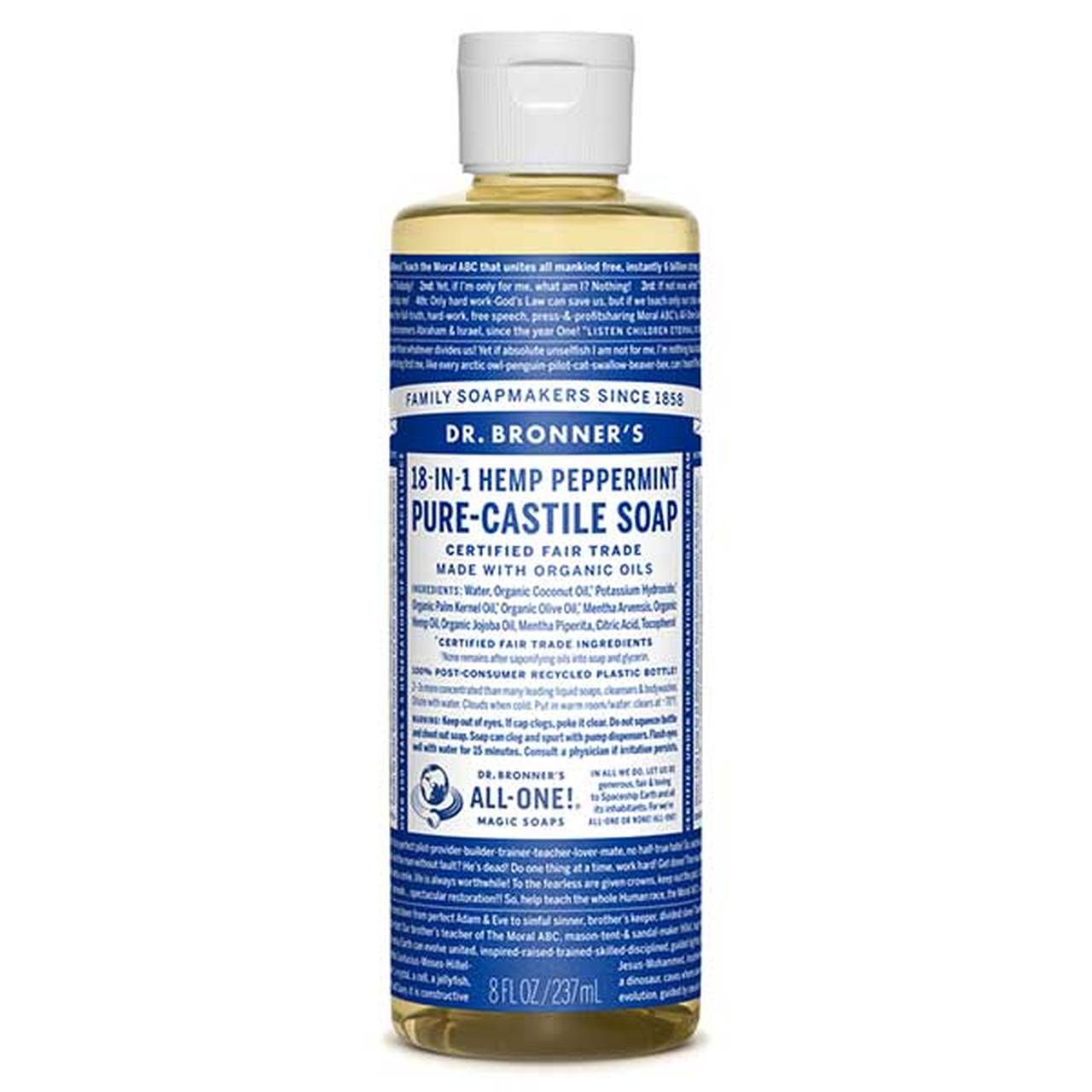 Dr. Bronner's - Peppermint Castile Liquid Soap - [237ml]