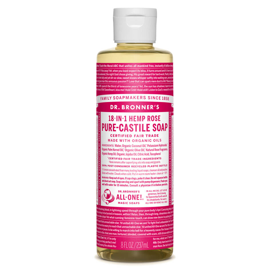 Dr. Bronner's - Rose Oil Castile Liquid Soap - [237ml]