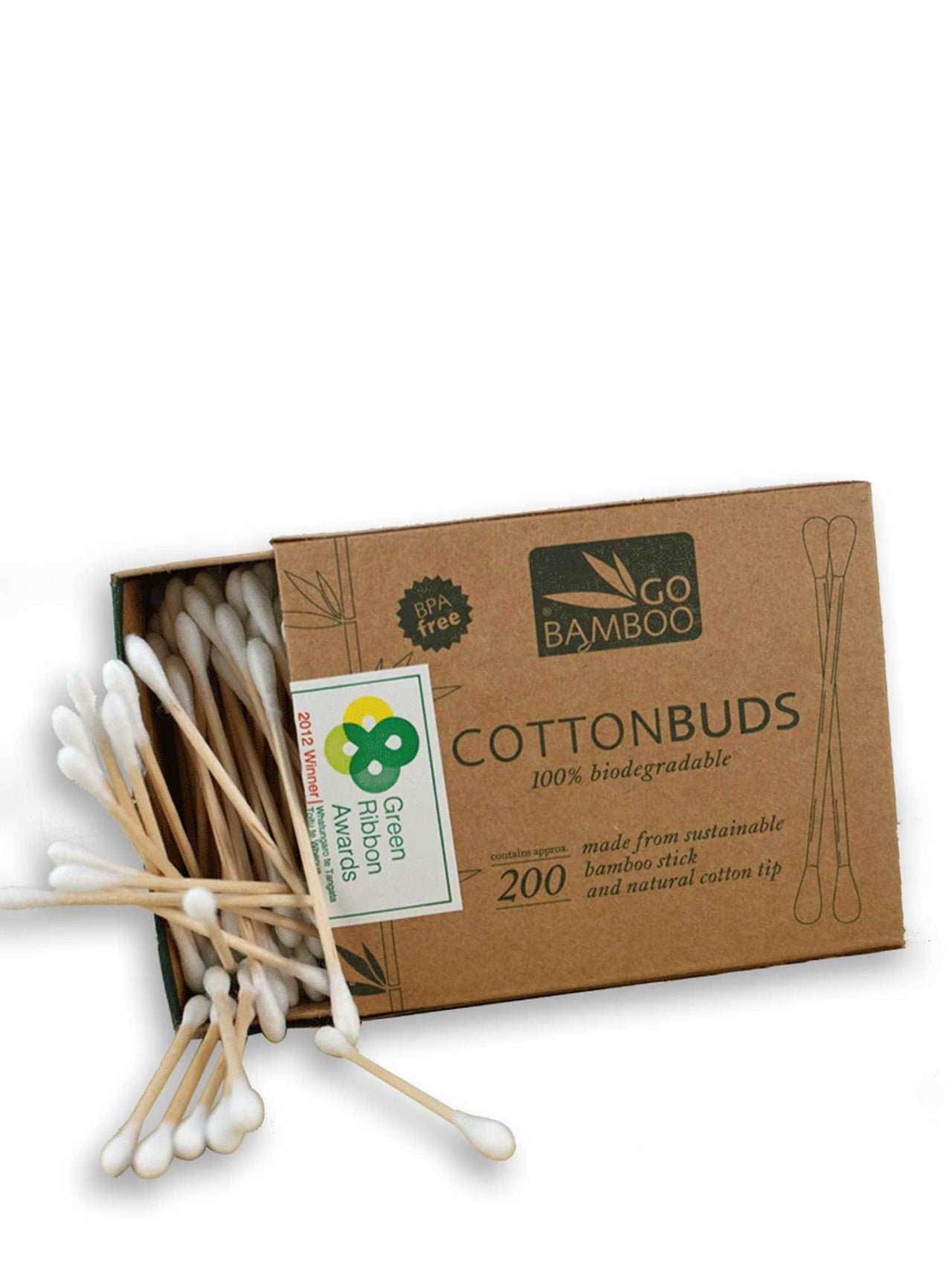 Go Bamboo Cottonbuds - 200's