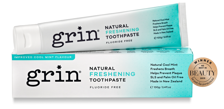 Grin - Fluoride Free Toothpaste (Cool Mint) - [100g]