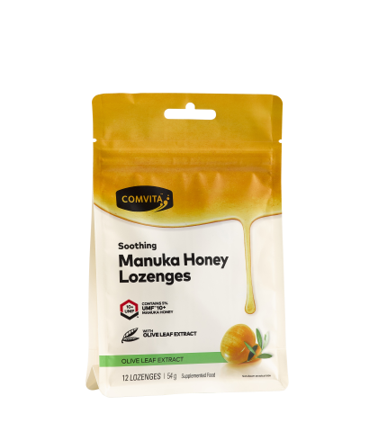 Comvita Lozenges - Honey Olive Leaf - [12 Pack]