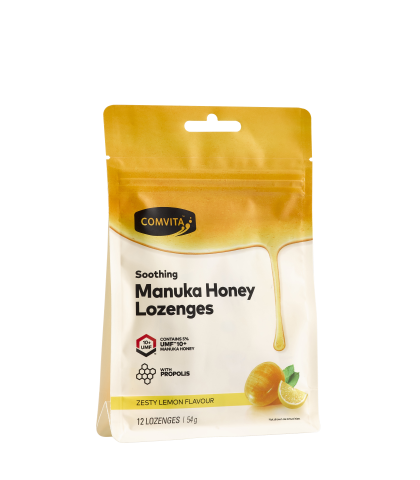 Comvita Lozenges - Manuka Honey & Lemon - [12 Pack}