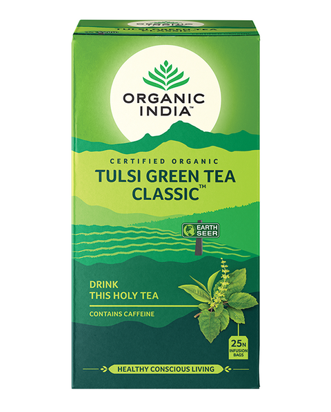 Organic India - Organic Tulsi Tea (Green) - [25 Bags]