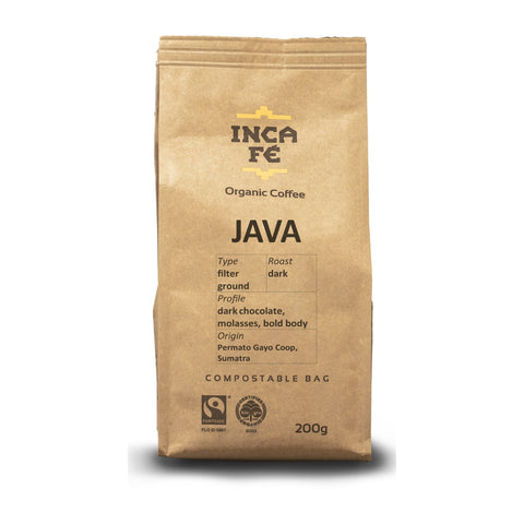 IncaFe - Coffee Java Filter Ground - [200g]