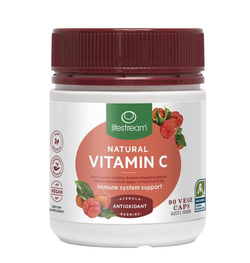 Lifestream - Natural Vitamin C - [90 caps]