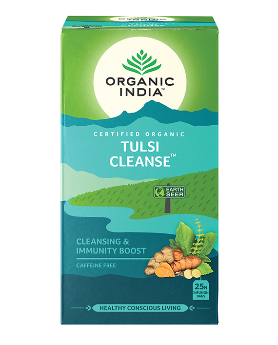 Organic India Tulsi Tea - Cleanse [25 Tea Bags]