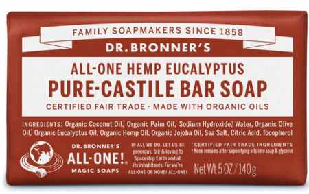 Dr. Bronner's - Eucalyptus Castile Bar Soap - [140g]