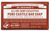 Thumbnail for Dr. Bronner's - Eucalyptus Castile Bar Soap - [140g]