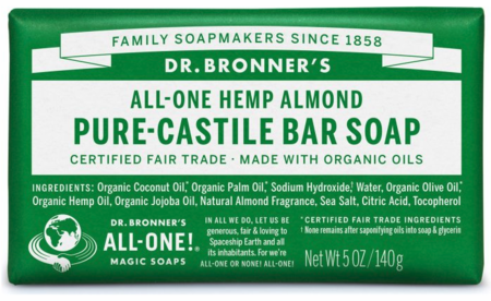 Dr. Bronner's - Almond Bar Castile Soap - [140g]