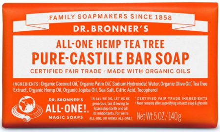 Dr. Bronner's - Tea Tree Castile Bar Soap - [140g]