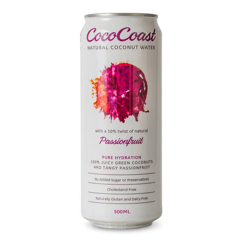 CocoCoast - Natural Coconut Water (Passionfruit) - [500ml]